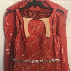 red prom/homecoming dress